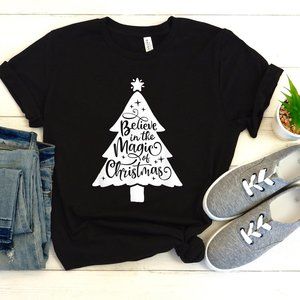 Believe In Magic Of Xmas T-Shirt